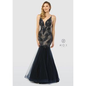BEAUTIFUL DRESS-E185-NAVY